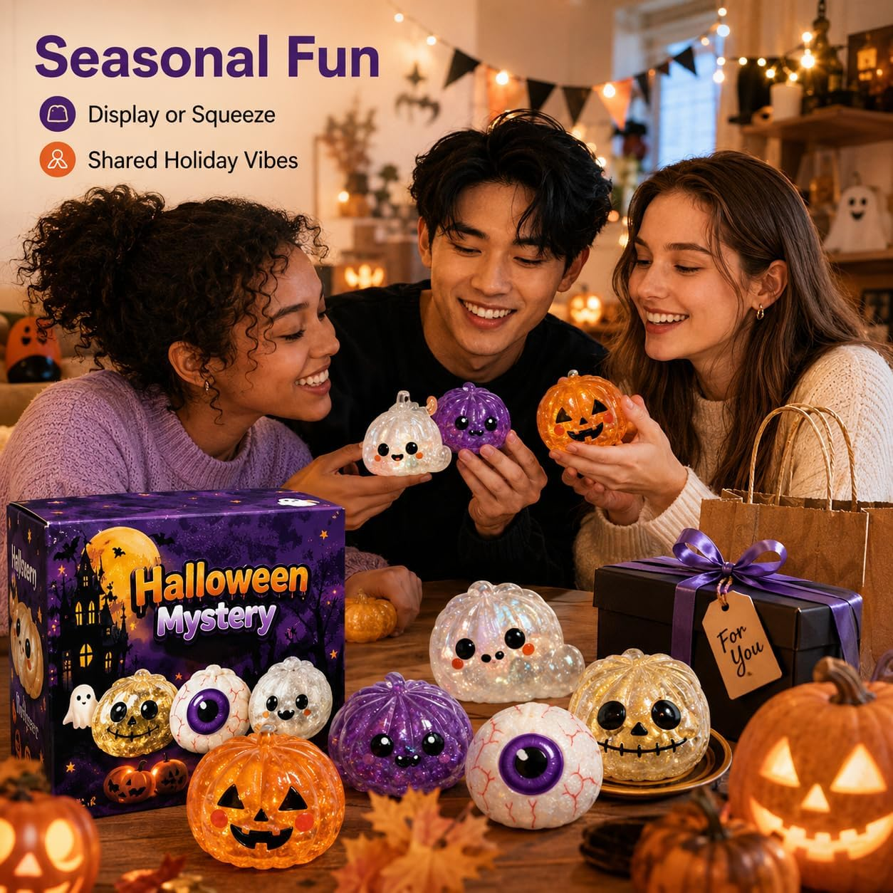 ๐ฅLast Day 49% OFF -๐ Halloween Dumpling Squeeze Squishy Toy๐ปโ๏ธ