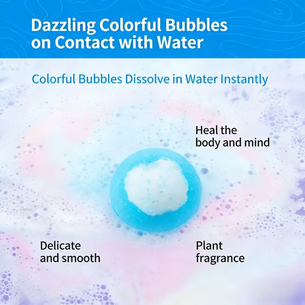 🔥LAST DAY 49% OFF-12-Pack Kids Bath Bombs with Surprise Spring Toys Inside - Easter Basket Stuffers for Boys & Girls - Skin-Soothing Bath Fizzies Gift Set (Ages 3+)
