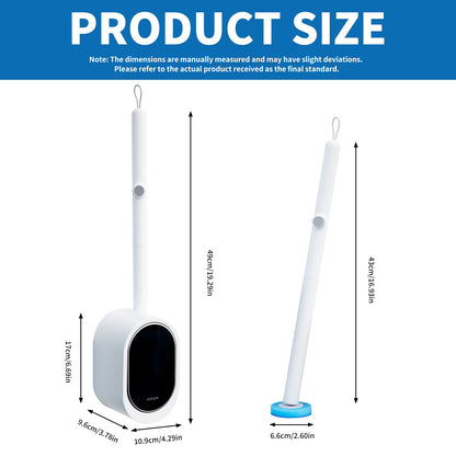 🔥Last Day 49% OFF - 🧼Disposable Toilet Brush System with Refills🫧🚽