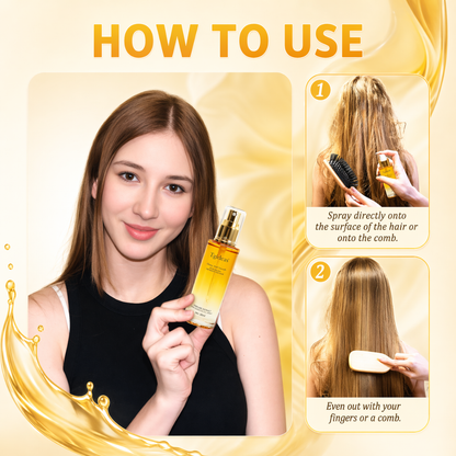 🎉Buy One Get One Free🎁 - ✨💆Smooth & Hair Straightening Conditioning Oil Spray – Anti-Frizz, Deep Hydration, Heat Protection – With Avocado & Jojoba Oil – 72-Hour Fragrance – Sulfate & Paraben Free🎁
