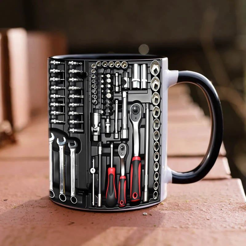 🔥LAST DAY SALE 49% OFF - 🔧✨Mechanic Toolbox Mug（The Best Gift for Dad）❤️👨