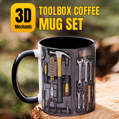 🔥LAST DAY SALE 49% OFF - 🔧✨Mechanic Toolbox Mug（The Best Gift for Dad）❤️👨