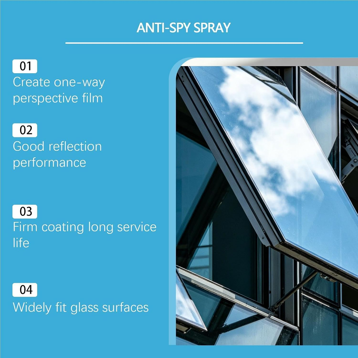 🔥Last Day 50% OFF - ✨Instant Frosted Glass Privacy SprayAnti-Spy Opaque Coating | UV Resistant Removable 120ml 🪟