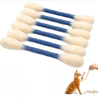 (🎁Last Day 49% OFF)❤️For happy, healthy, and active indoor cats🐱Swabs Large Size Cat Toys with Catnip