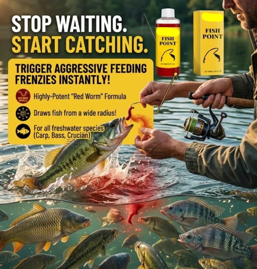 🔥LAST DAY 49% OFF - 🎣 Concentrated Fish Attractant Liquid – 🐟Fast-Acting Red Worm Formula -8JX3
