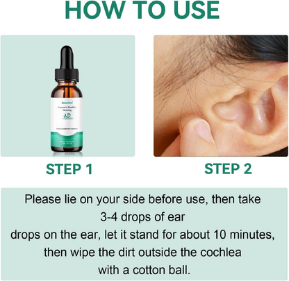 🔥LAST DAY 49% OFF - 💦Natural Tinnitus Relief Hearing Support Drops🦻✨