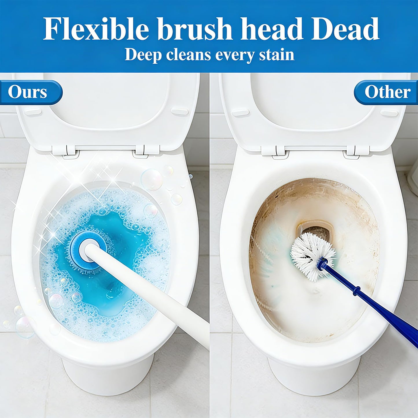 🔥Last Day 49% OFF - 🧼Disposable Toilet Brush System with Refills🫧🚽
