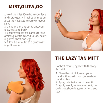🔥Last Day 49% OFF - 🖤☀️Alcuras Sun-Kissed Glow Self-Tanning Water Mist✨