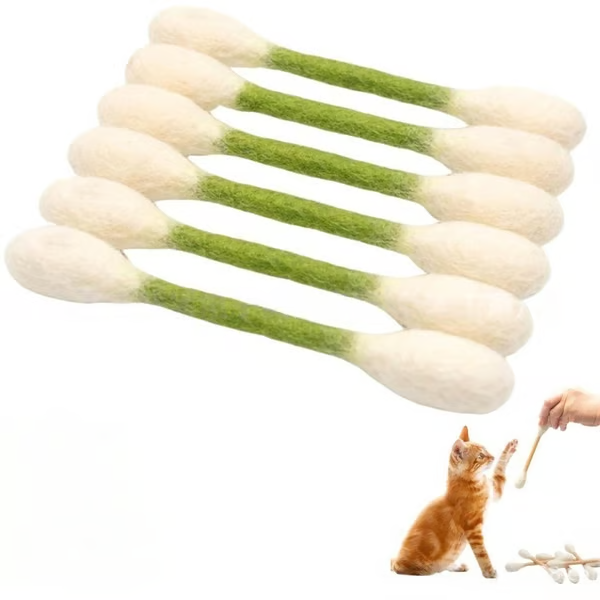 (🎁Last Day 49% OFF)❤️For happy, healthy, and active indoor cats🐱Swabs Large Size Cat Toys with Catnip