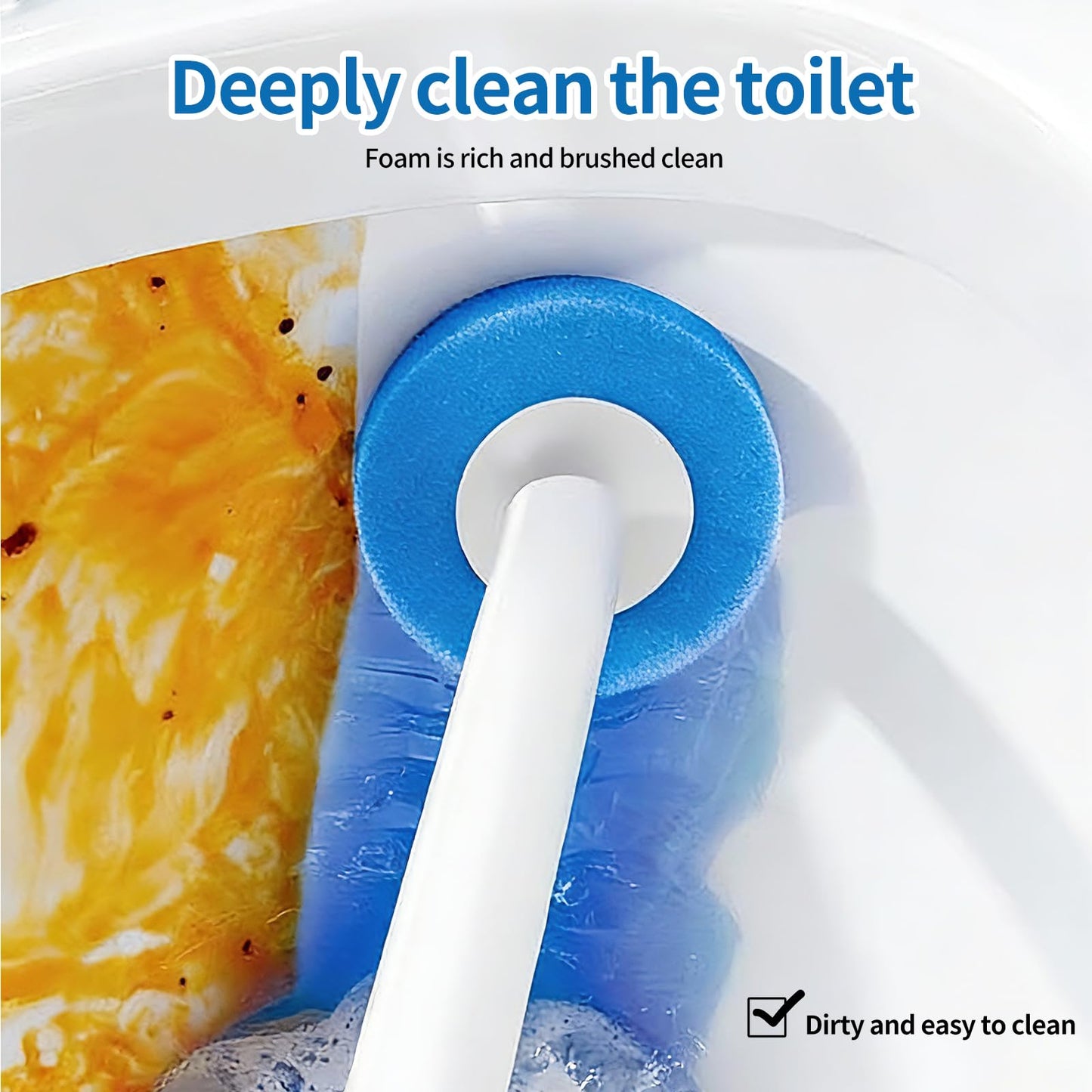 🔥Last Day 49% OFF - 🧼Disposable Toilet Brush System with Refills🫧🚽