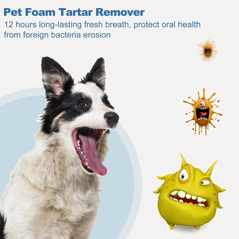 🔥Last Day 49% OFF - 🐾 BUY 2 GET 1 FREE! ✨Pet Oral Care Foaming Tartar Remover🦷