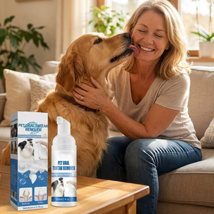 🔥Last Day 49% OFF - 🐾 BUY 2 GET 1 FREE! ✨Pet Oral Care Foaming Tartar Remover🦷