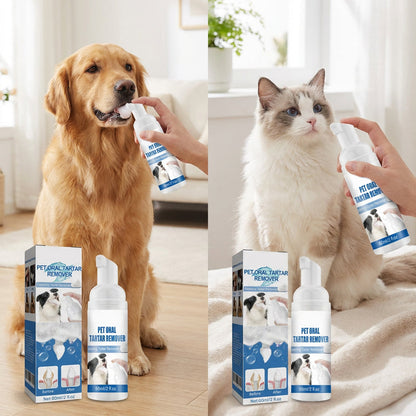 🔥Last Day 49% OFF - 🐾 BUY 2 GET 1 FREE! ✨Pet Oral Care Foaming Tartar Remover🦷